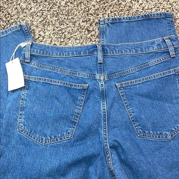 Universal Thread Highest Rise Straight Leg Classic Blue Denim Jeans Size 14 NWT - Picture 5 of 8